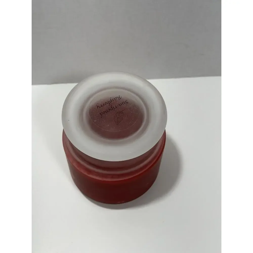 Vintage Sun Ripened Raspberry‎ Candle Jar .875 Pounds MER 399 By Zodax Made USA